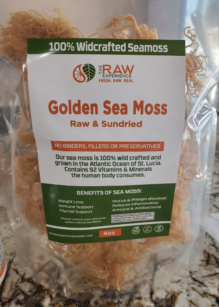 Wildcrafted Gold St.Lucian SEA MOSS- FULLY DRIED
